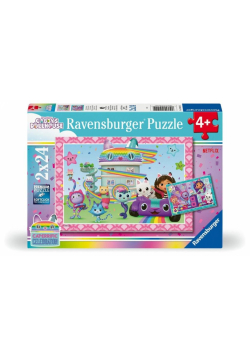 Puzzle 2x24 Koci Domek Gabi