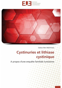 Cystinuries et lithiase cystinique