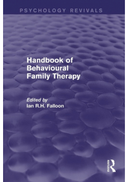 Handbook of Behavioural Family Therapy