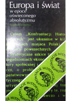 Europa i świat w epoce oświeconego absolutyzmu