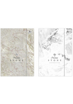 Teczka z gumką A4+ Metallic Stone (10szt)