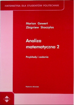 Analiza matematyczna 2 przykłady i zadania