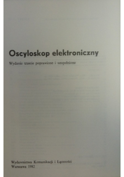 Oscyloskop elektroniczny