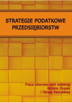 Strategie podatkowe przedsiębiorstw