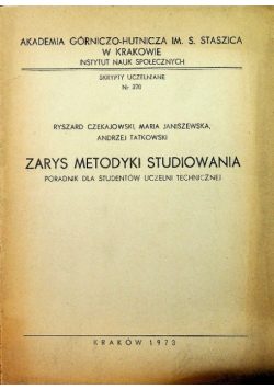 Zarys metodyki studiowania