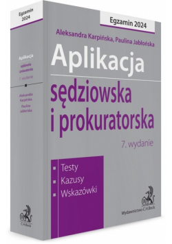 Aplikacja sędziowska i prokuratorska 2024