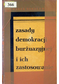 Zasady demokracji burżuazyjnej