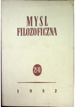 Myśl filozoficzna 2 4