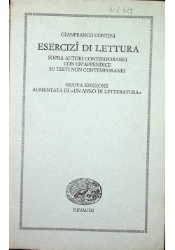 Esercizi di lettura