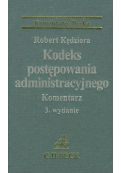 Kodeks postępowania administracyjnego Komentarz