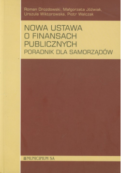 Nowa ustawa o finansach publicznych + Suplement
