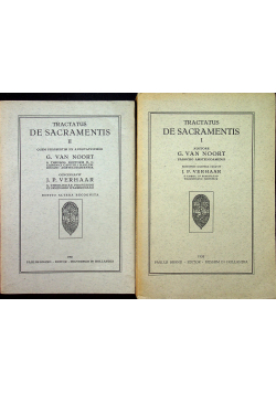 Tractatus de Sacramentis tom I i II