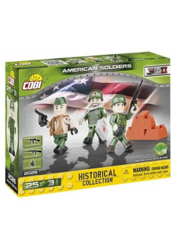 Small Army Amerykanie - 3 figurki z akcesoriami
