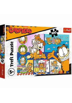 Puzzle 100 Leniwy Garfield 16521