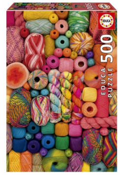 Puzzle 500 Kolorowa przędza