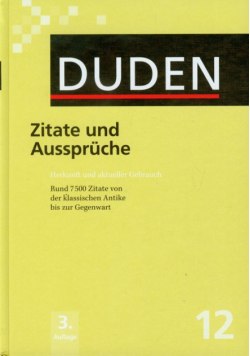 Duden 12 Zitate und Ausspruche