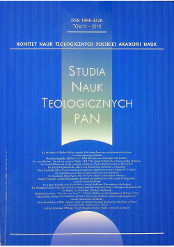 Studia nauk teologicznych PAN tom 11