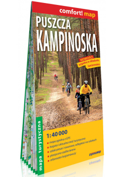 Puszcza Kampinoska laminowana mapa turystyczna 1:40 000