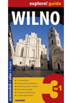 Wilno 3 w 1 przewodnik + atlas + mapa