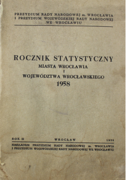 Rocznik statystyczny Miasta Wrocławia