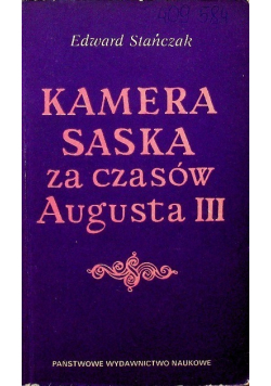 Kamera Saska za czasów Augusta III