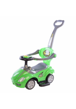 Jeździk z rączką 3w1 Mega Car zielony
