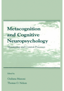 Metacognition and Cognitive Neuropsychology