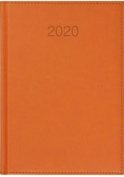 Kalendarz 2020 Książkowy A5 dzienny Vivo pomarańcz