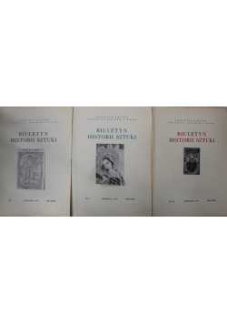 Biuletyn historii sztuki Nr 1 do 4 / 70