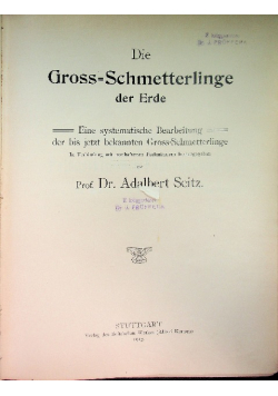 Die Grossschmetterlinge des Palaearktischen Faunengebiete 1913 r.