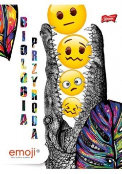 Zeszyt A5/60K kratka Biol/Przyr Emoji (10szt)