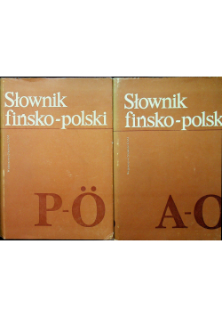 Słownik fińsko polski tom 2
