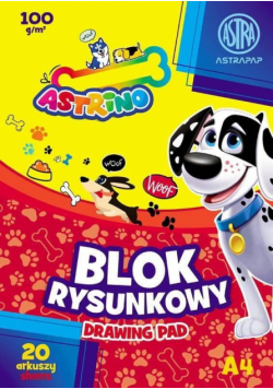 Blok rysunkowy A4/20K 100g Astrino 1szt.