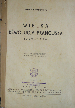 Wielka Rewolucja Francuska 1948 r