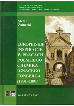 Europejskie inspiracje w pracach polskiego chemika Ignacego Fonberga