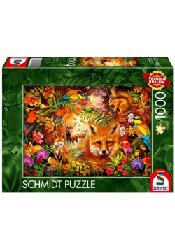 Puzzle PQ 1000 Kwiaty, futro i pióra G3