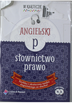 Angielski Słownictwo prawo Dwie płyty