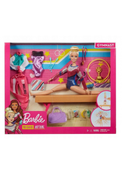 Barbie Zestaw Lalka gimnastyczka