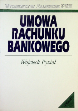 Umowa rachunku bankowego