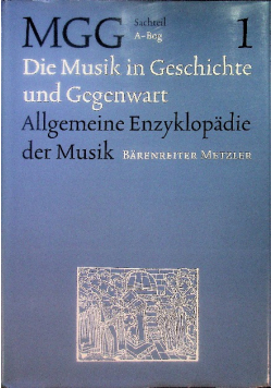 Die Musik in Geschichte und Gegenwart 1