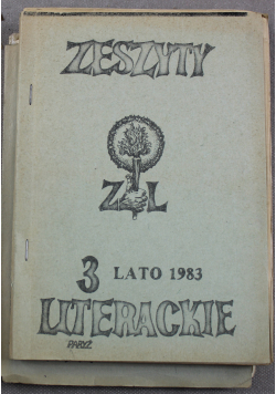 Zeszyty literackie 3 lato