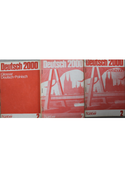 Deutsch 2000 zestaw 3 ksiażek
