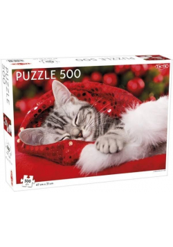 Puzzle 500 Animals: Christmas Kitten