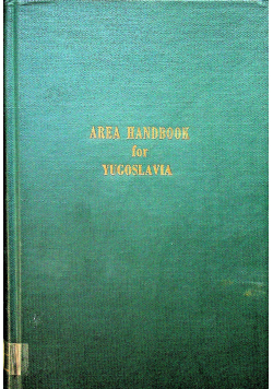 Area Handbook for Yugoslavia