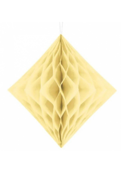 Diament bibułowy kremowy 30cm