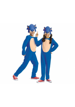 Strój Sonic Basic (licencja), rozm. M 7-8 lat