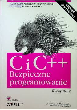 C i C plus plus Bezpieczne programowanie