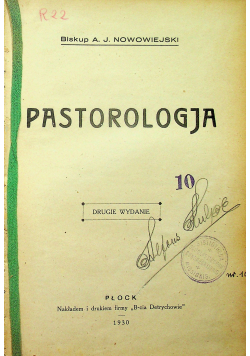 Pastorologja 1930 r
