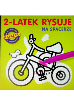 2 latek rysuje Na spacerze