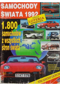 Samochody Świata 1992 Nr 2